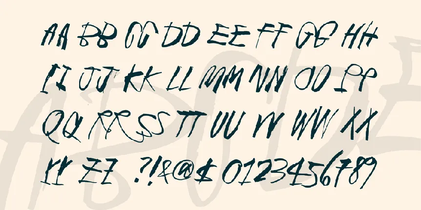 Black Crow King font