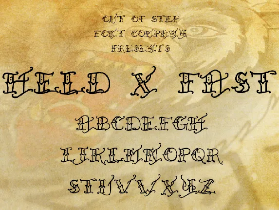 Held x Fast font