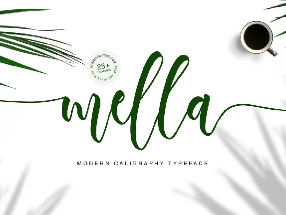 Mella Modern Calligraphy font