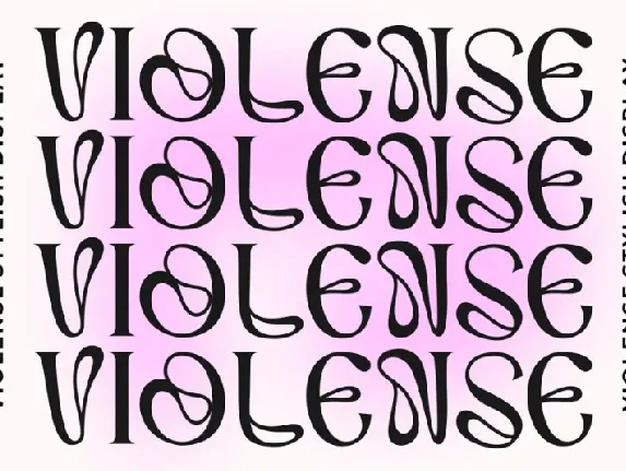 Violense font