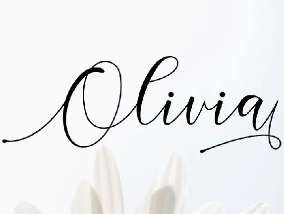 Olivia font