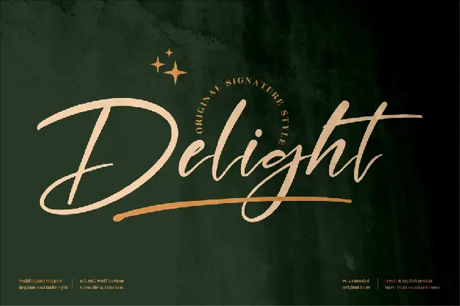 Delight font