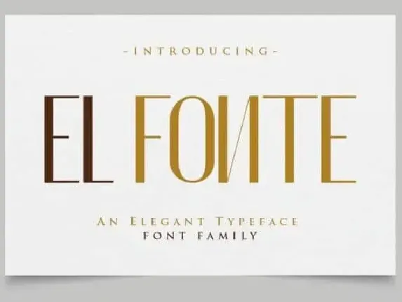 Ele Sans Serif font