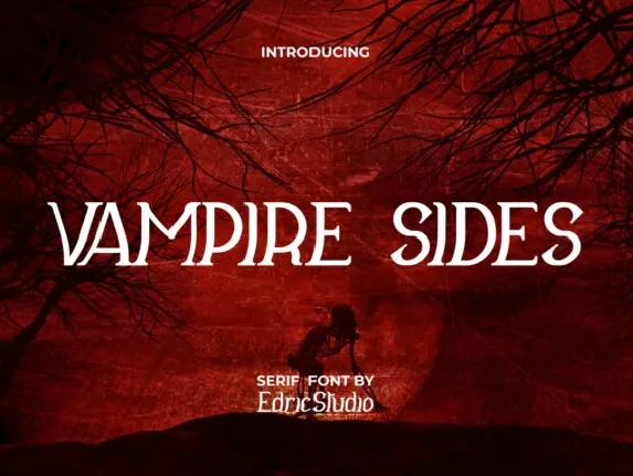 Vampire Sides font