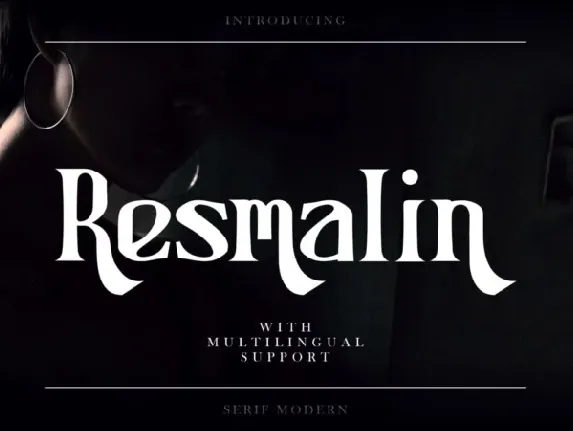 Resmalin font