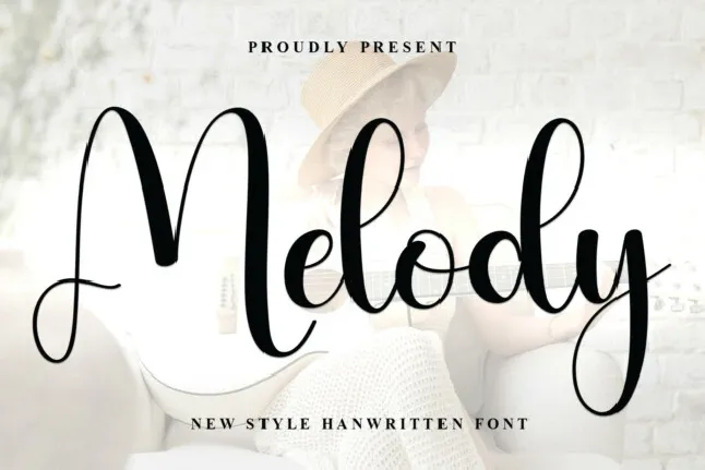 Melody Script Typeface font