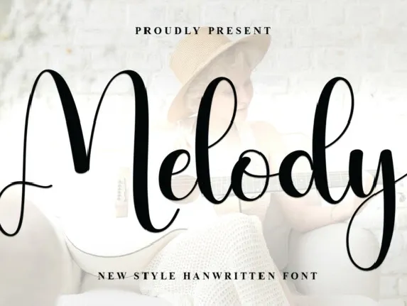 Melody Script Typeface font