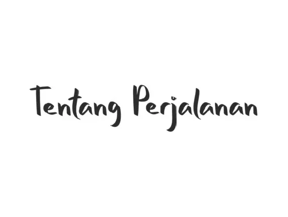 Tentang Perjalanan font