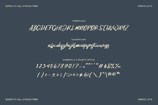 Qonetha font