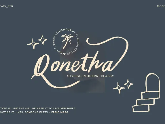 Qonetha font