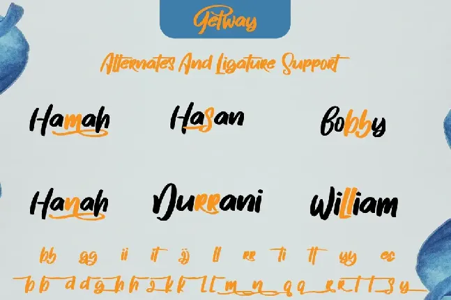 Getway Demo font