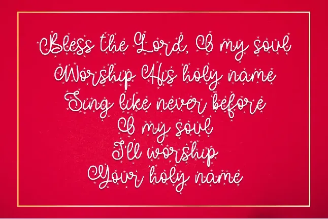 Christmas Soul - Personal use font