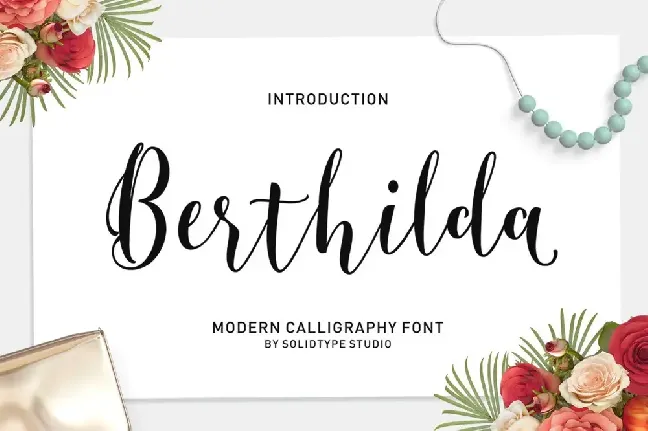 Berthilda Script font