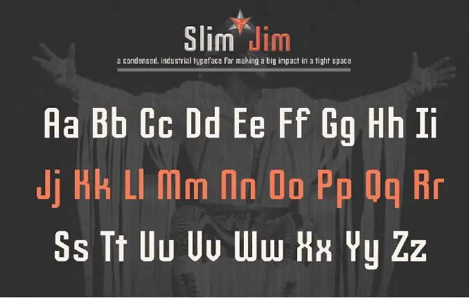 Slim Jim font