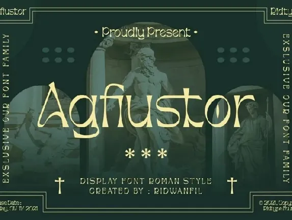 Agfiustor font