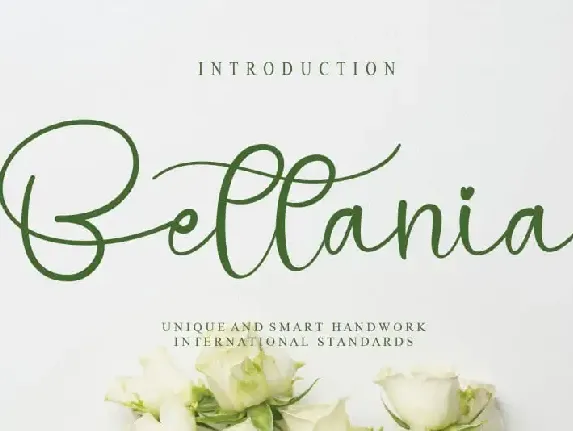 Bettania Calligraphy font