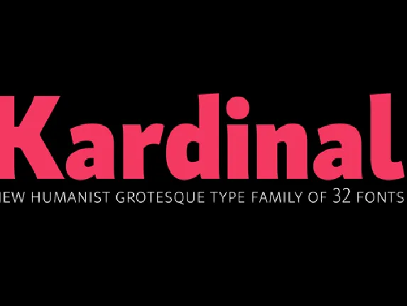 Kardinal Family font