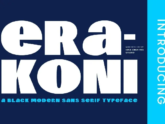 Erakoni Personal Use font