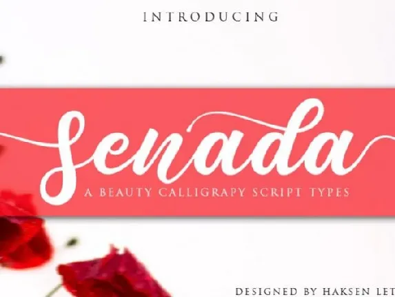 Senada Calligraphy font