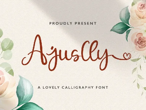 Ajuslly font