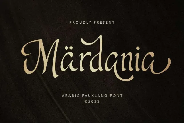 Mardania font