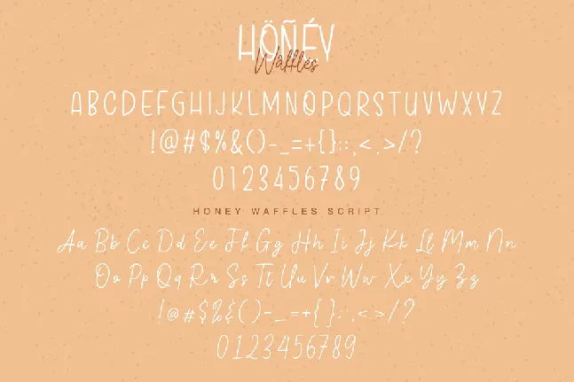 Honey Waffles Demo font