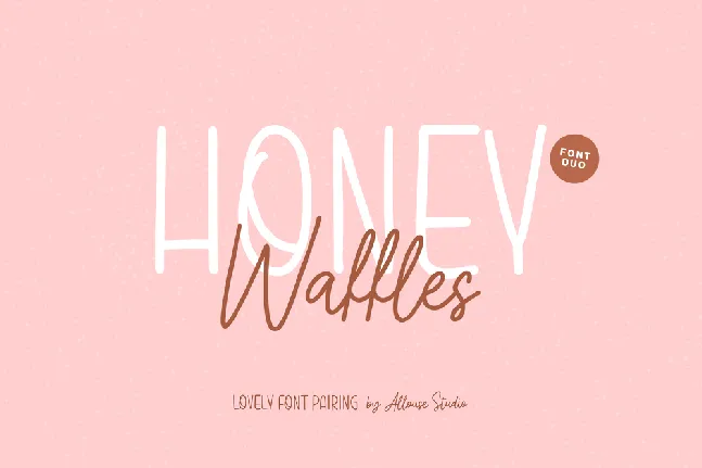 Honey Waffles Demo font