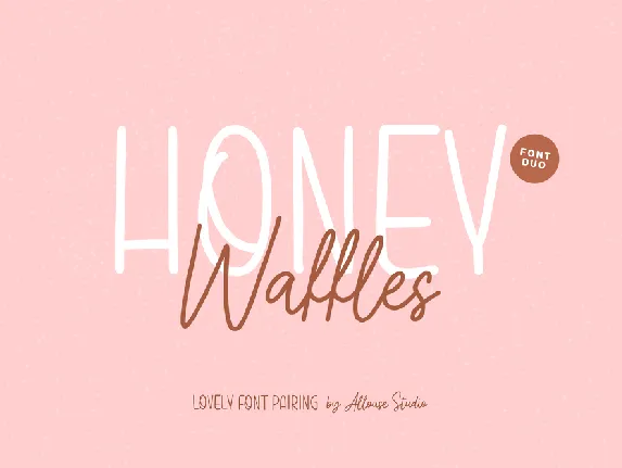 Honey Waffles Demo font