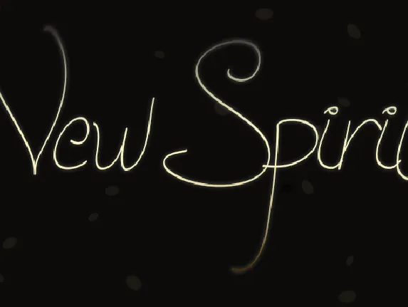 New Spirit font