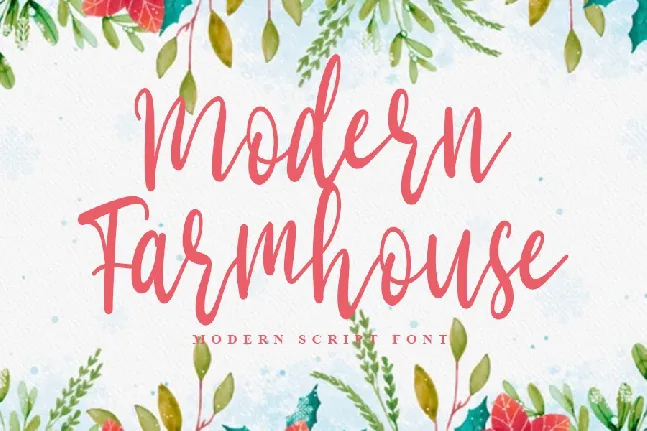 Modern Farmhouse font