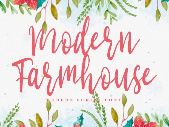 Modern Farmhouse font