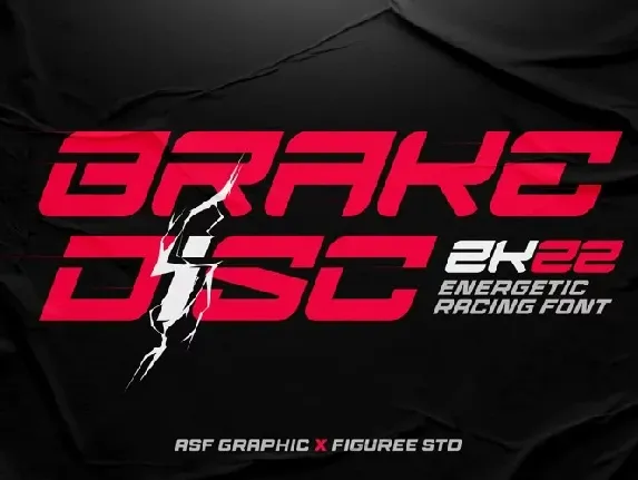 Brake Disc font