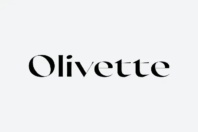 Olivette CF Family font