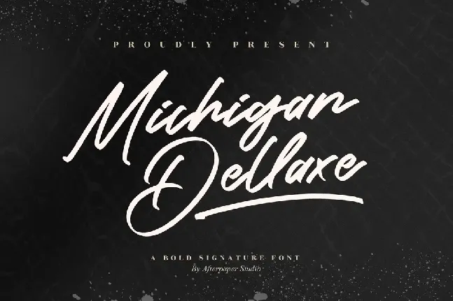 Michigan Dellaxe font