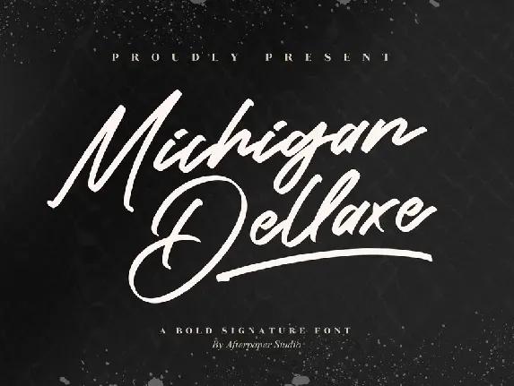 Michigan Dellaxe font