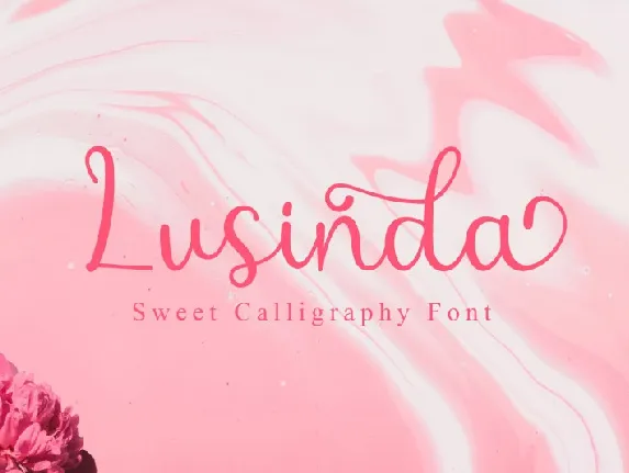 Lusinda – Feminine font