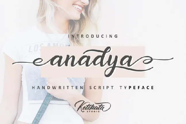 Anadya Handwritten Script font