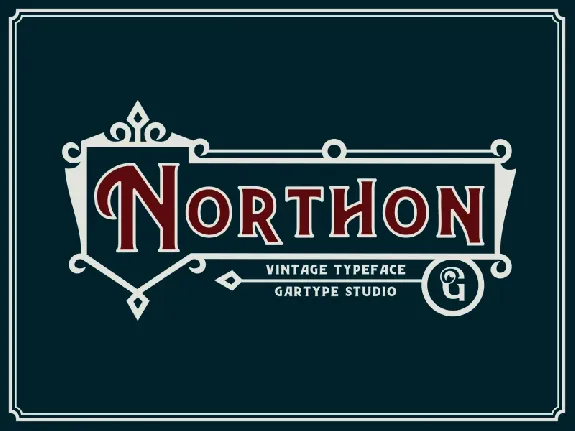 Northon and Ornament font