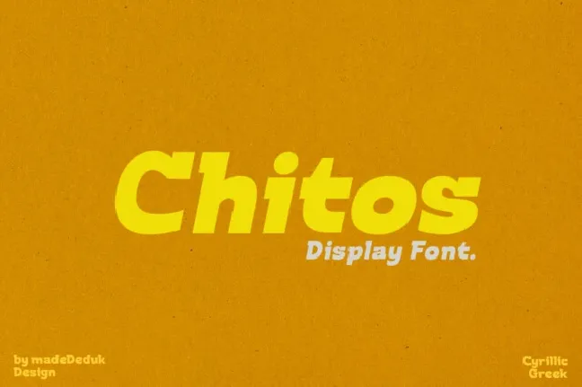 Chitos font