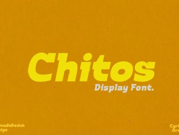 Chitos font