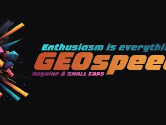 GEOspeed font