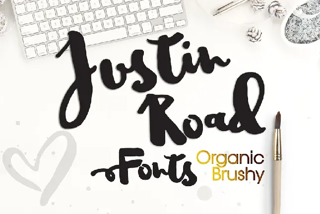 Justin Road Free font