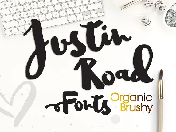 Justin Road Free font