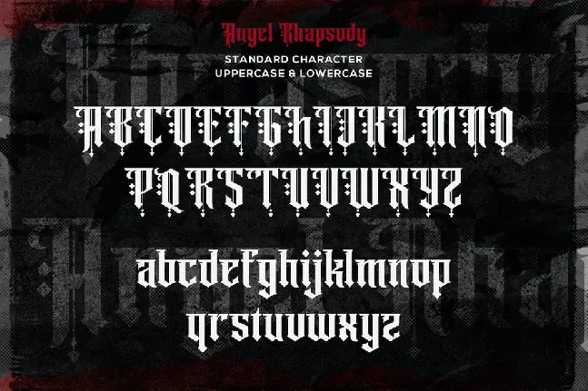 Angel rhapsody font