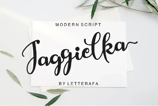 Jaggielka - Personal Use font