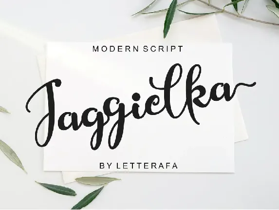 Jaggielka - Personal Use font