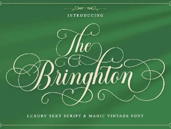 The Bringhton font