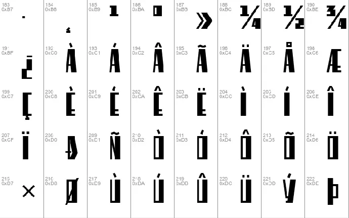 Eleventh Square font