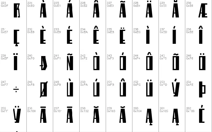 Eleventh Square font