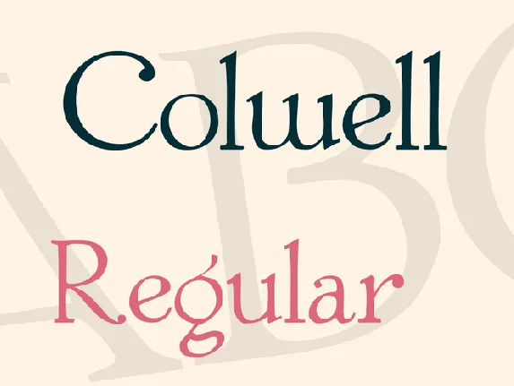 Colwell font